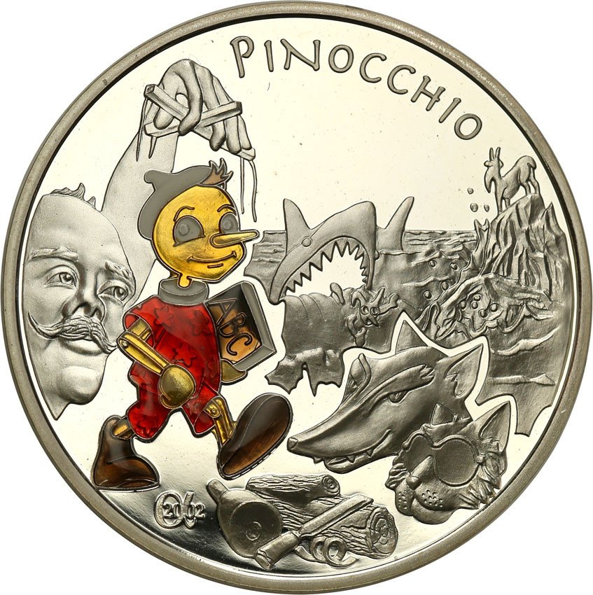 Francja. 1.5 Euro 2002 Pinokio